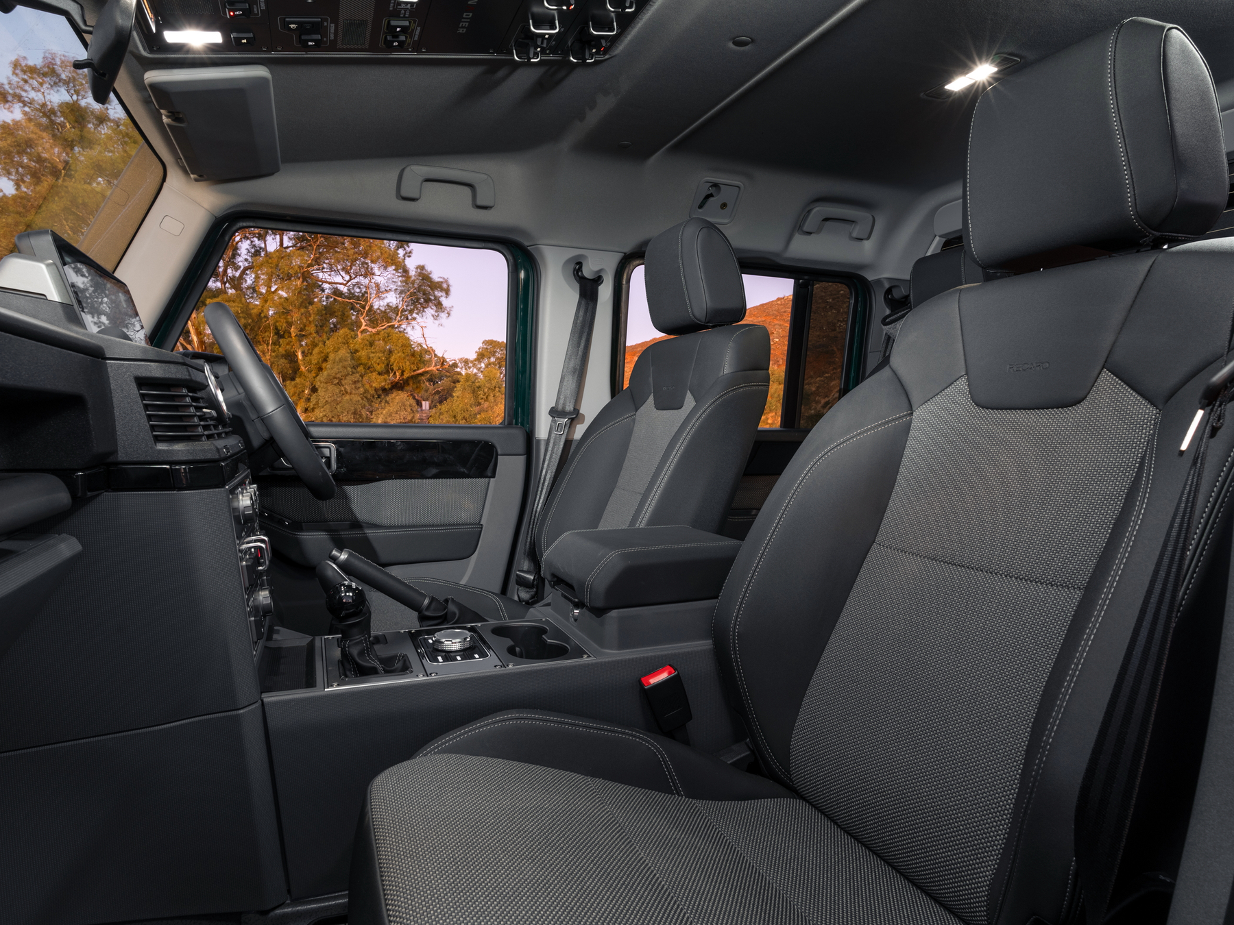 INEOS Grenadier Quartermaster interior in official manufacturer imagery