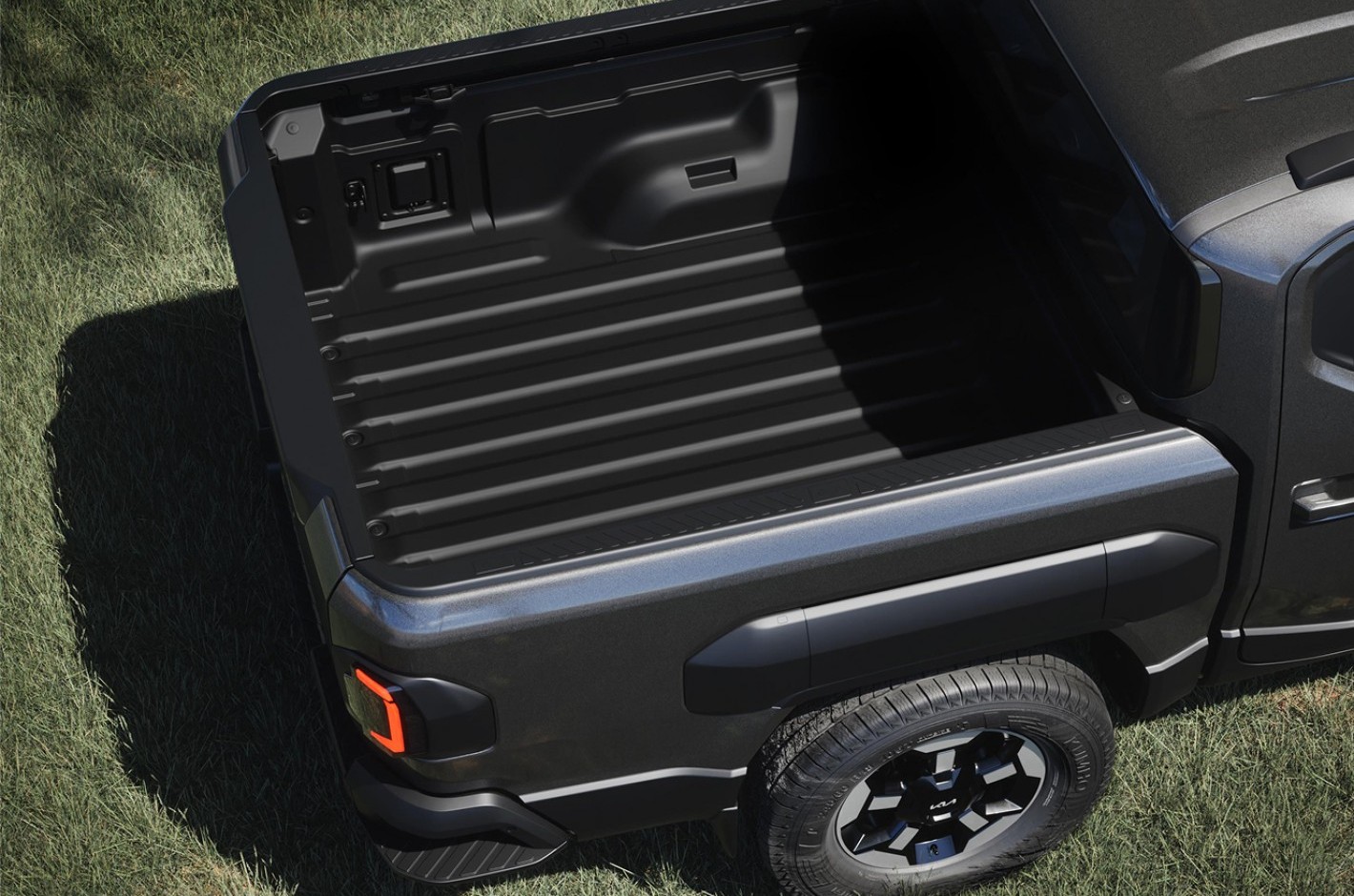 Kia Tasman cabin in official manufacturer imagery